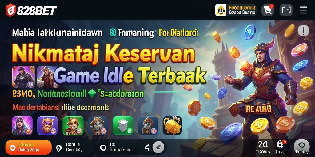 Screenshot gameplay 828BET yang menampilkan aksi Idle yang seru.