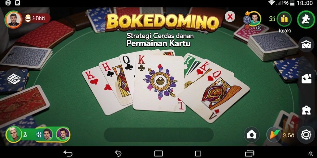 Tampilan gameplay BOKEDOMINO yang menegangkan dan penuh strategi.