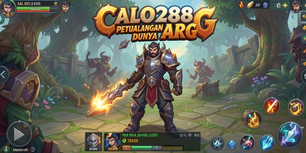 Tampilan menyerukan gameplay ARPG di CALO288 yang menegangkan.
