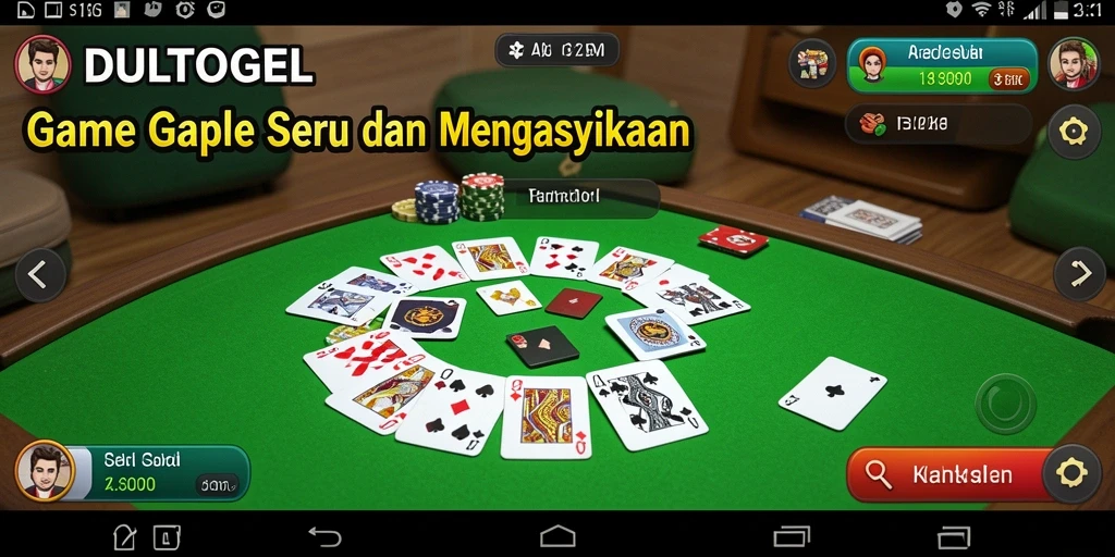 Tampilan gameplay DULTOGEL yang seru dan interaktif.