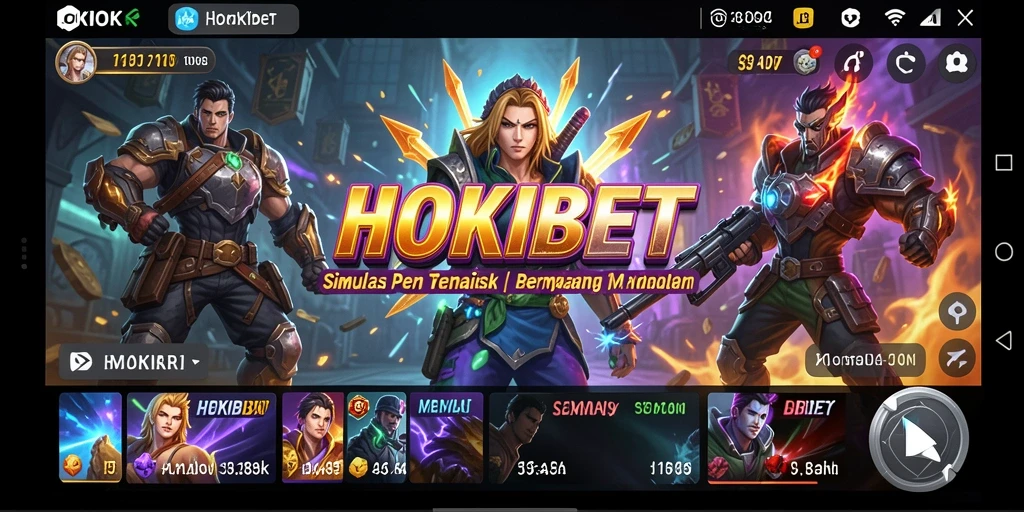 Screenshot gameplay HOKIBET menampilkan aksi simulasi yang mendebarkan.