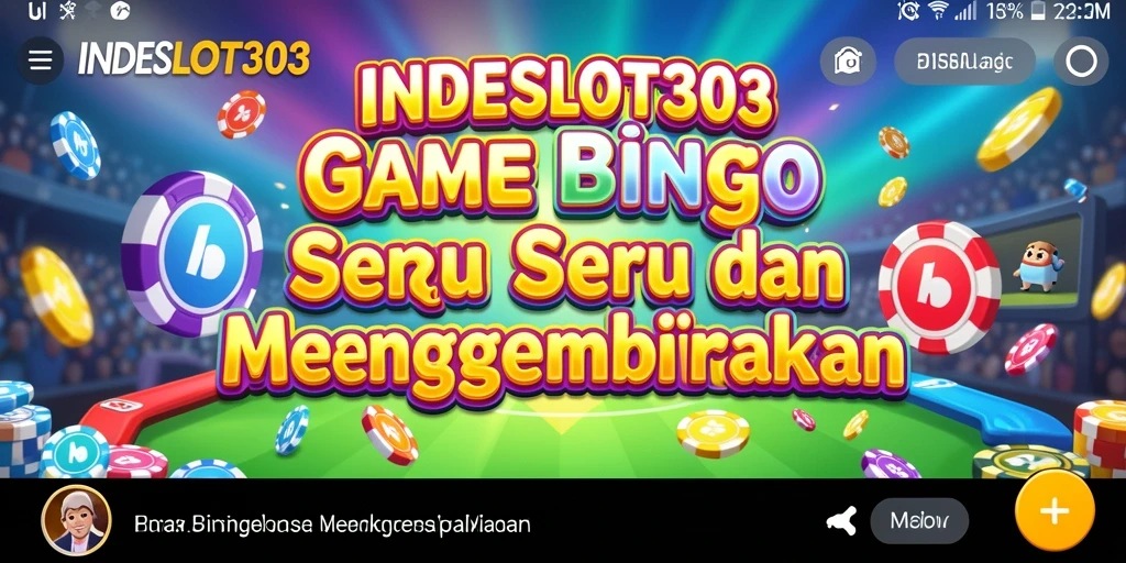 Gameplay seru dan interaktif di INDESLOT303 Bingo.