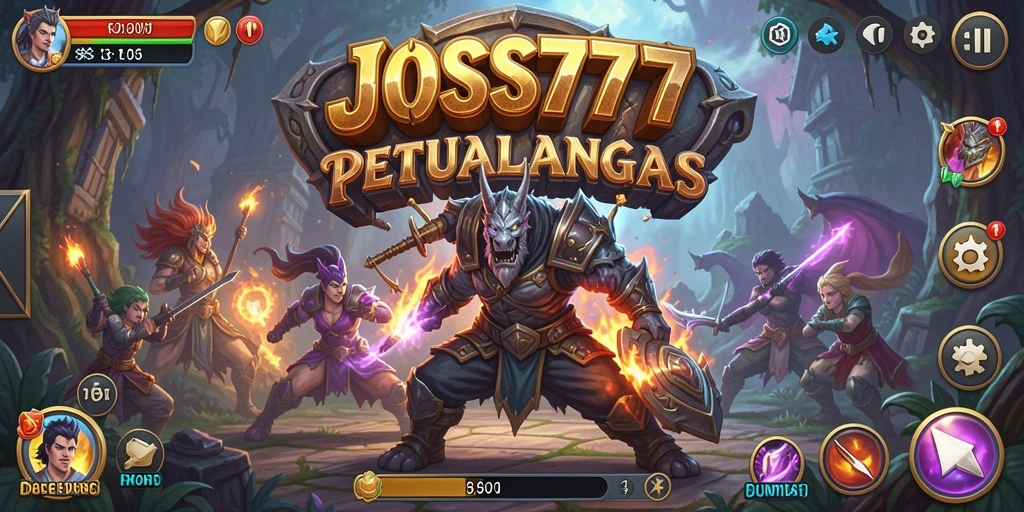 Tampilan gameplay JOSS777 yang penuh aksi dan petualangan seru.