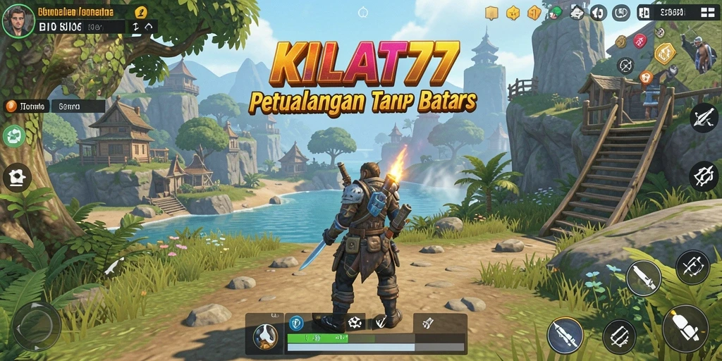 Screenshot gameplay KILAT77 menampilkan dunia terbuka yang luas dan menarik.