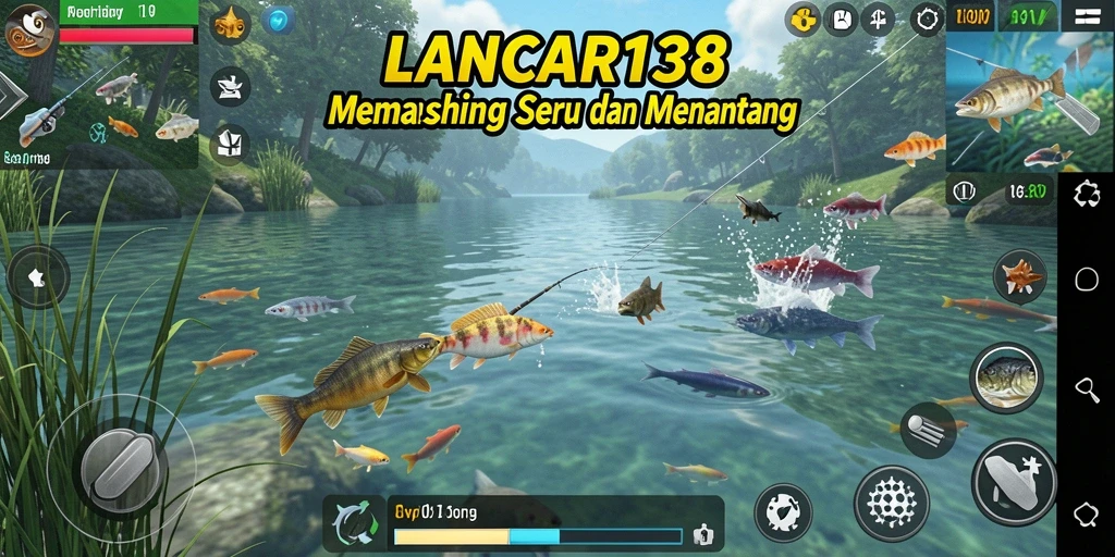 Gameplay seru LANCAR138 dengan aksi memancing yang menantang.