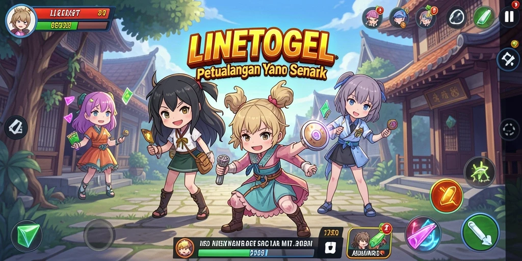 Tangkapan layar utama dari gameplay anime yang seru di LINETOGEL.