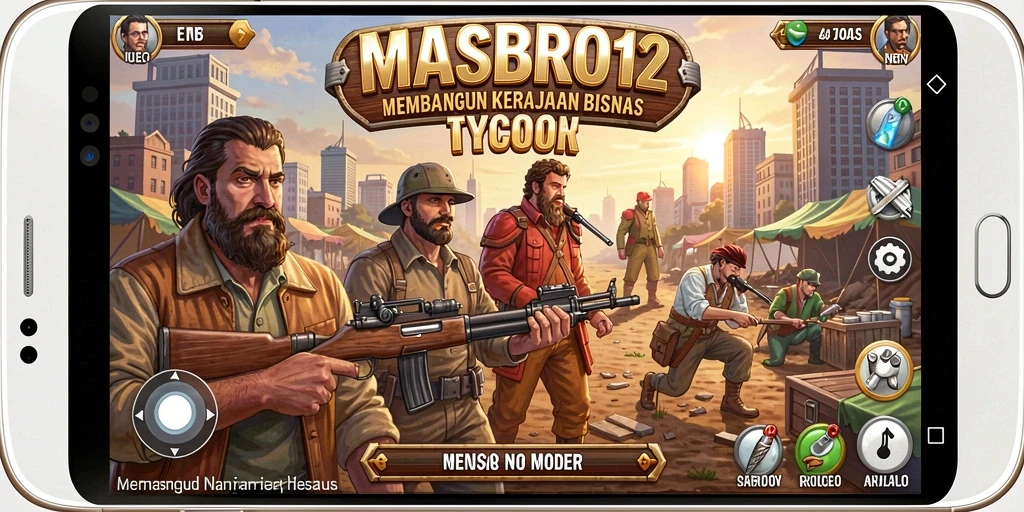 Gameplay Tycoon yang menantang dan mengasyikkan di MASBRO12.
