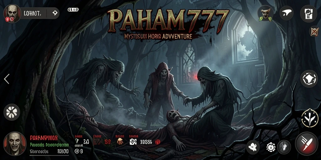 Tampilan gameplay seram di dunia penuh misteri PAHAM777.