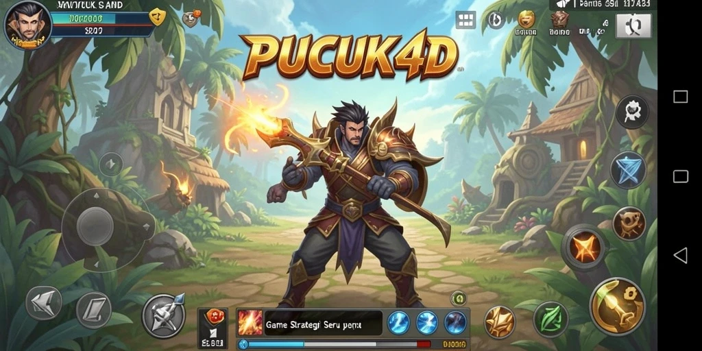 Screenshot gameplay seru PUCUK4D dengan aksi strategis yang mendebarkan.