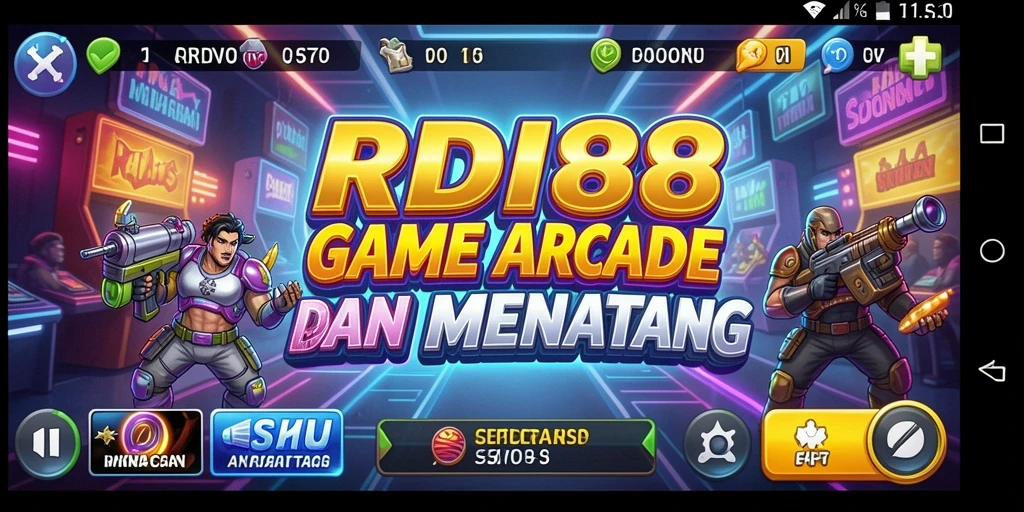 Screenshot RDI88 menampilkan gameplay Arcade yang menantang dan penuh aksi.