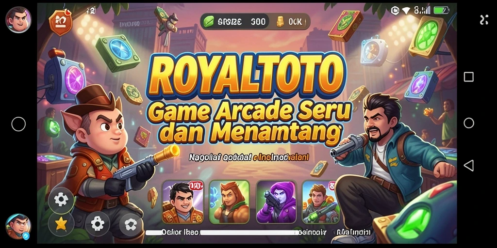Screenshot utama ROYALTOTO menampilkan gameplay yang seru dan menantang.