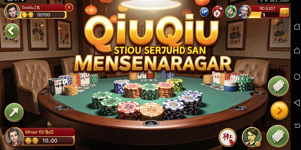 Tampilan screenshot utama SD107 menampilkan gameplay menarik QiuQiu.