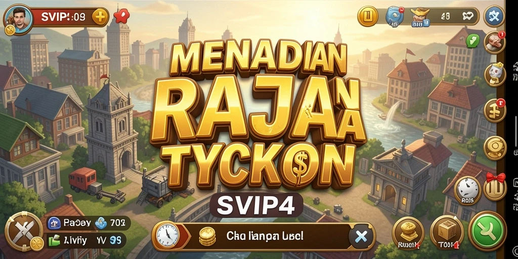 Tampilan gameplay menegangkan di SVIP4 dengan elemen Tycoon yang seru.