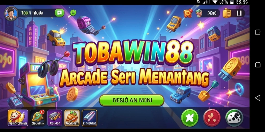 Screenshot gameplay TOBAWIN88 dengan aksi seru dan menarik.