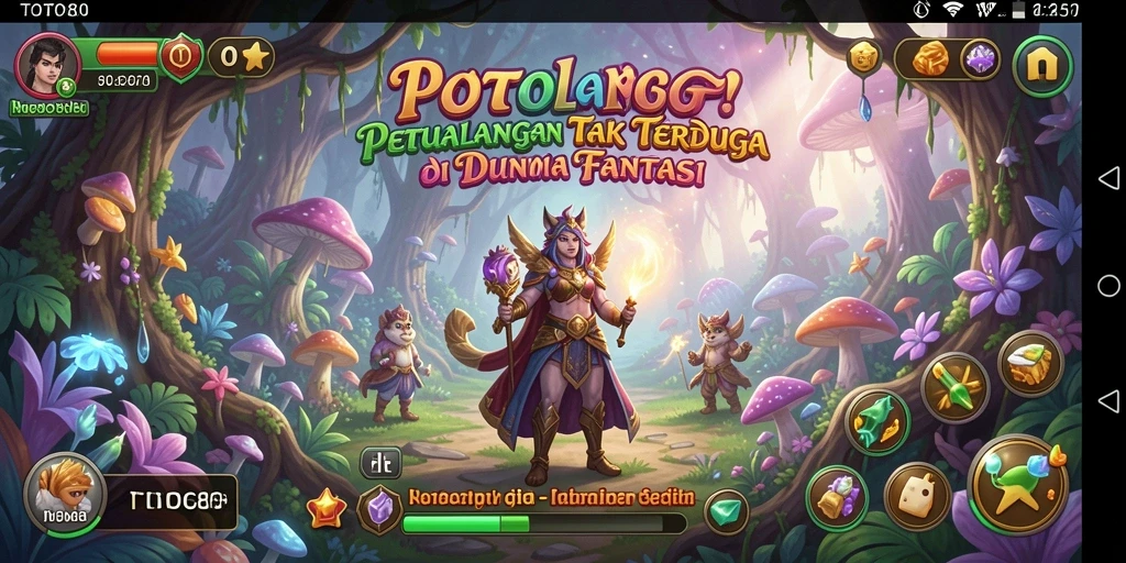 Tangkapan layar gameplay TOTO80 dengan aksi petualangan seru.