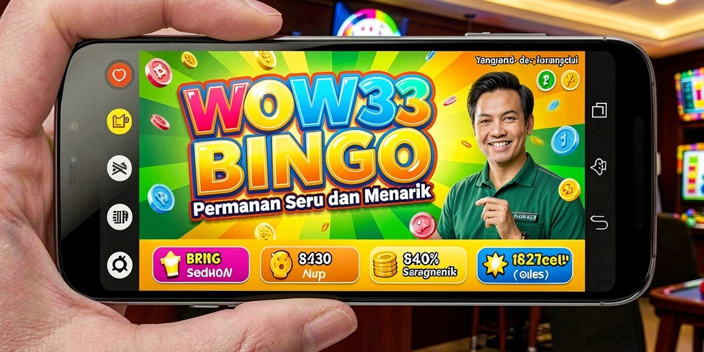 Tampilan gameplay seru game Bingo WOW33